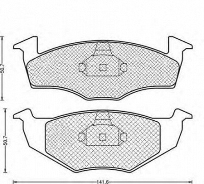 MAGNETI MARELLI 430216170408 -  Комплект тормозных колодок, дисковый тормоз